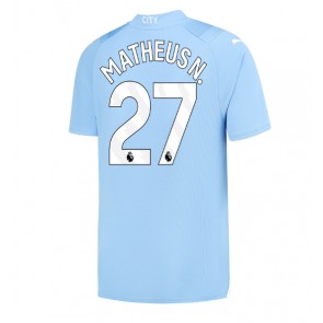 Manchester City Matheus Nunes #27 Domaci Dres 2023-24 Kratak Rukavima